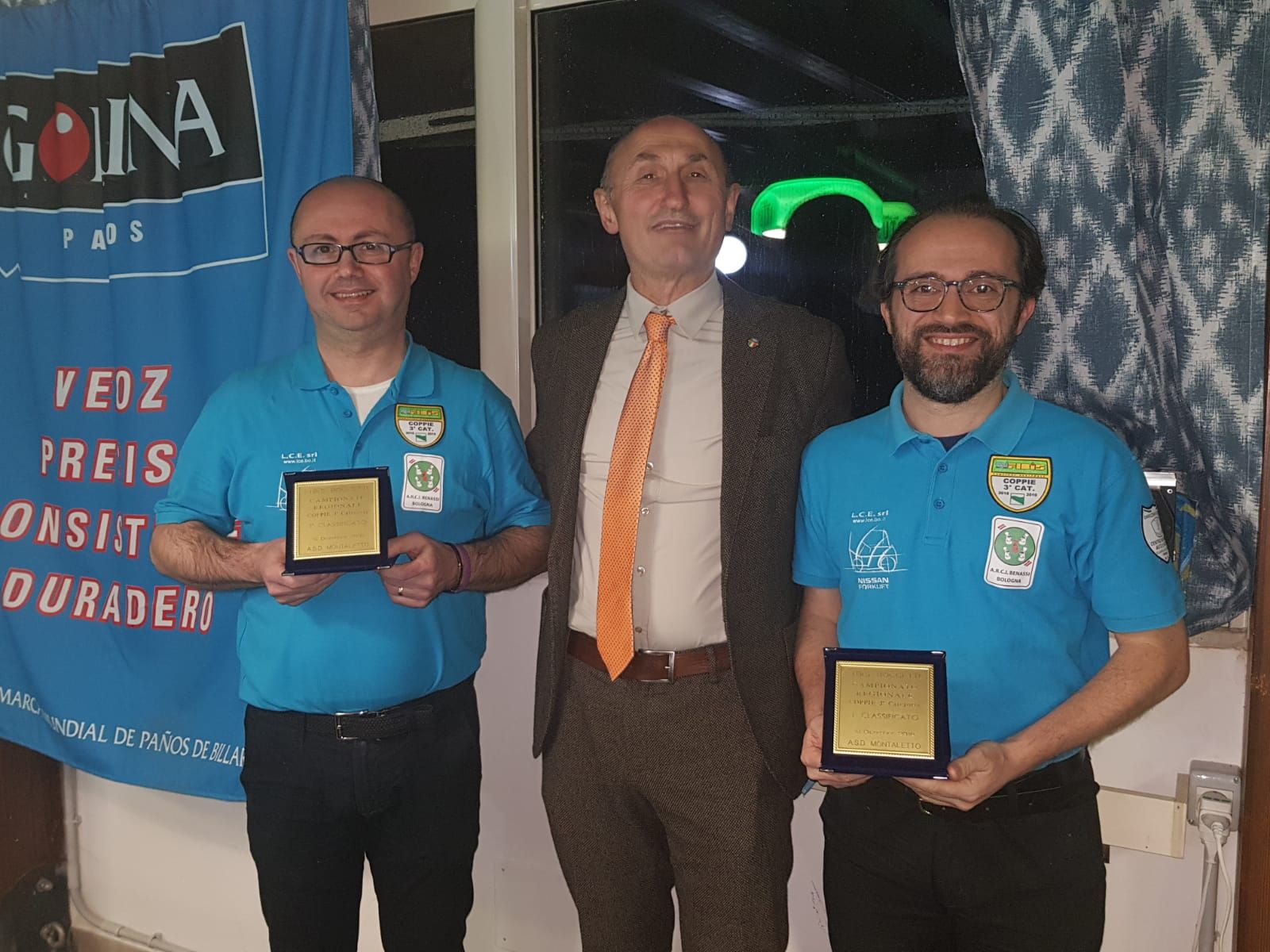 Giordani e Steccanella Campioni terza categoria