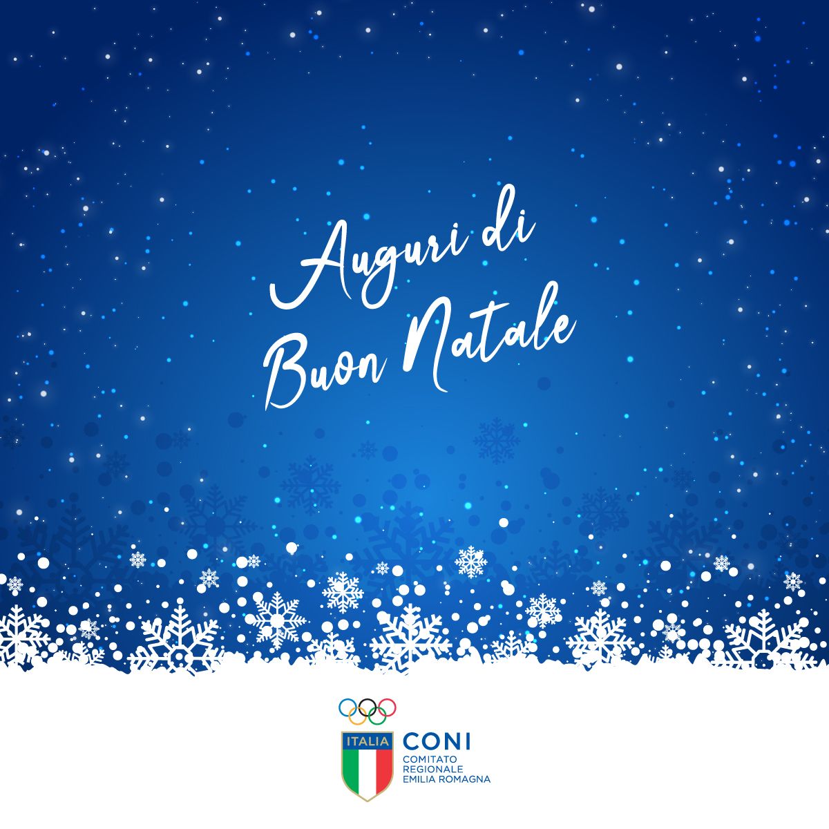 Auguri dal Coni Regionale