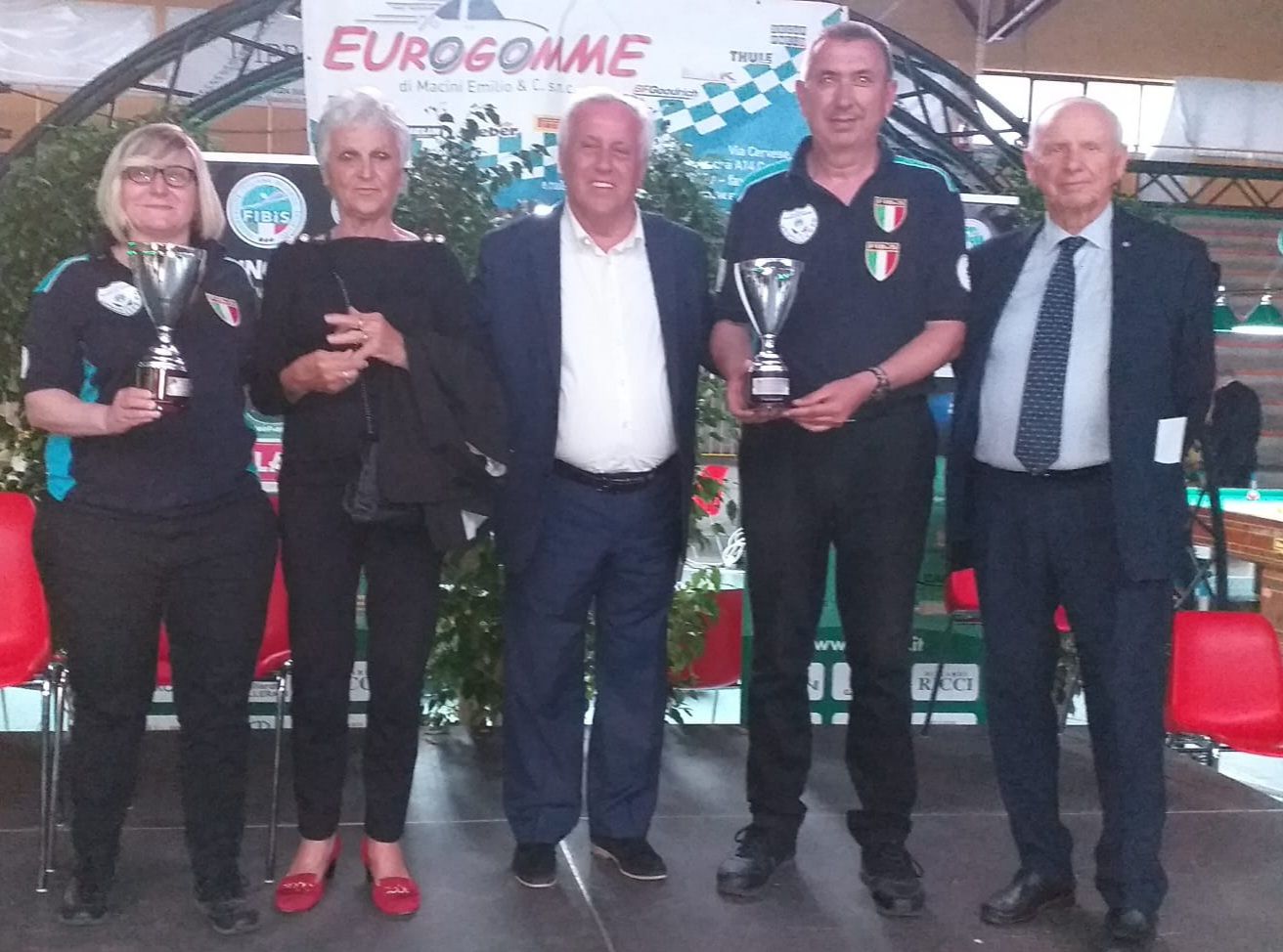 Serena Vigna, Libera Calbi, Gabriele Armuzzi, Francesco Gobetti e Luciano Naldi 