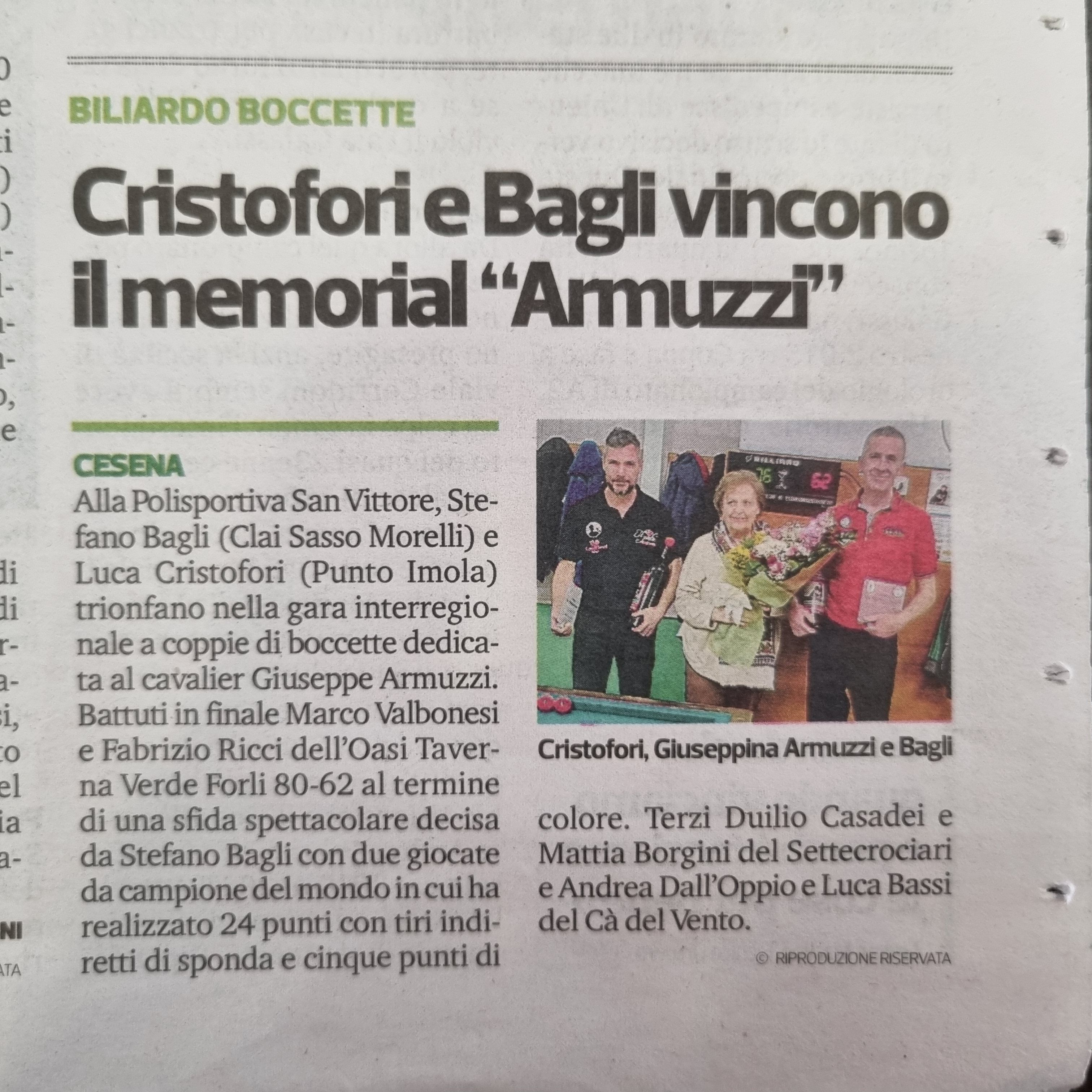 Corriere Romagna Sport oggi 
