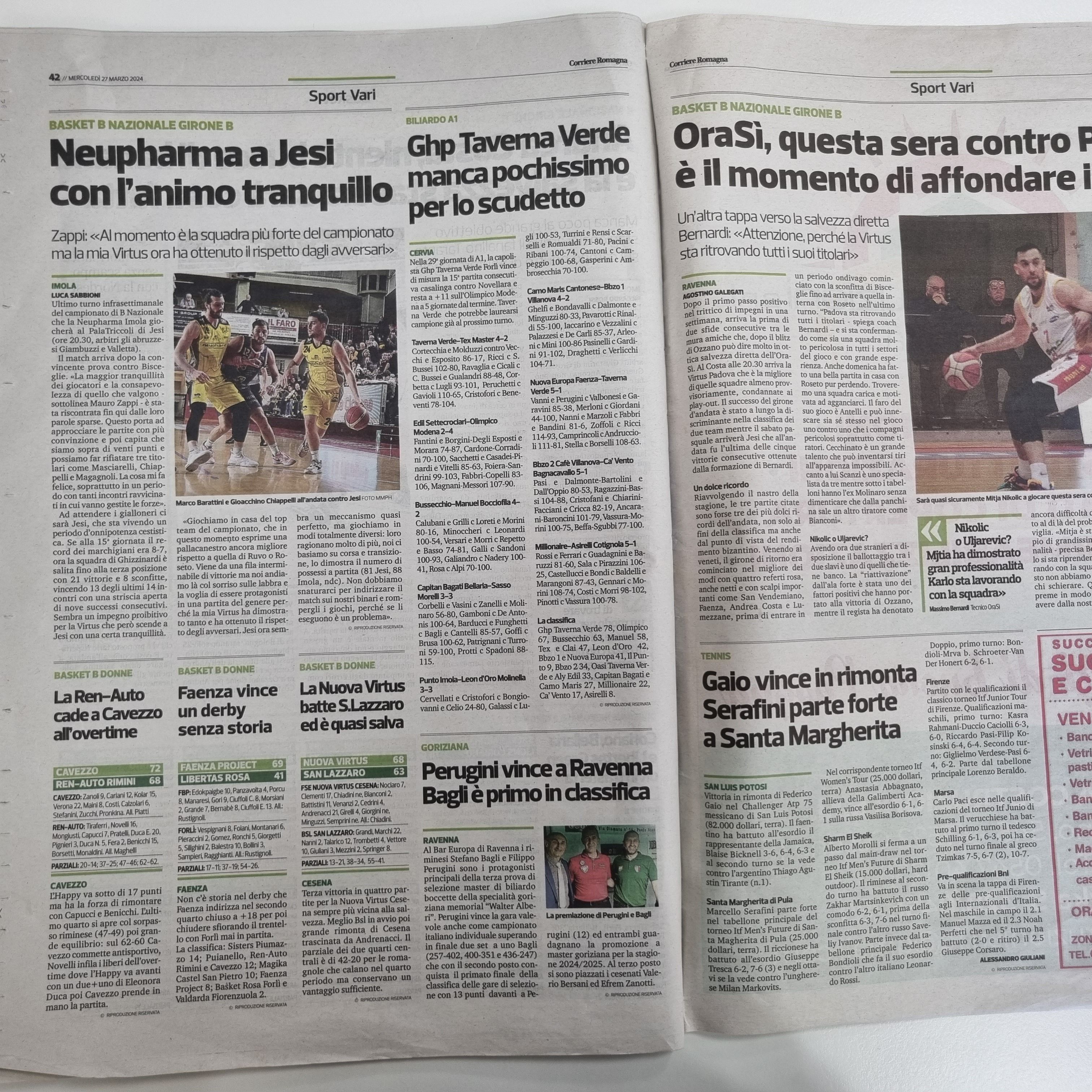 Corriere Romagna Sport 