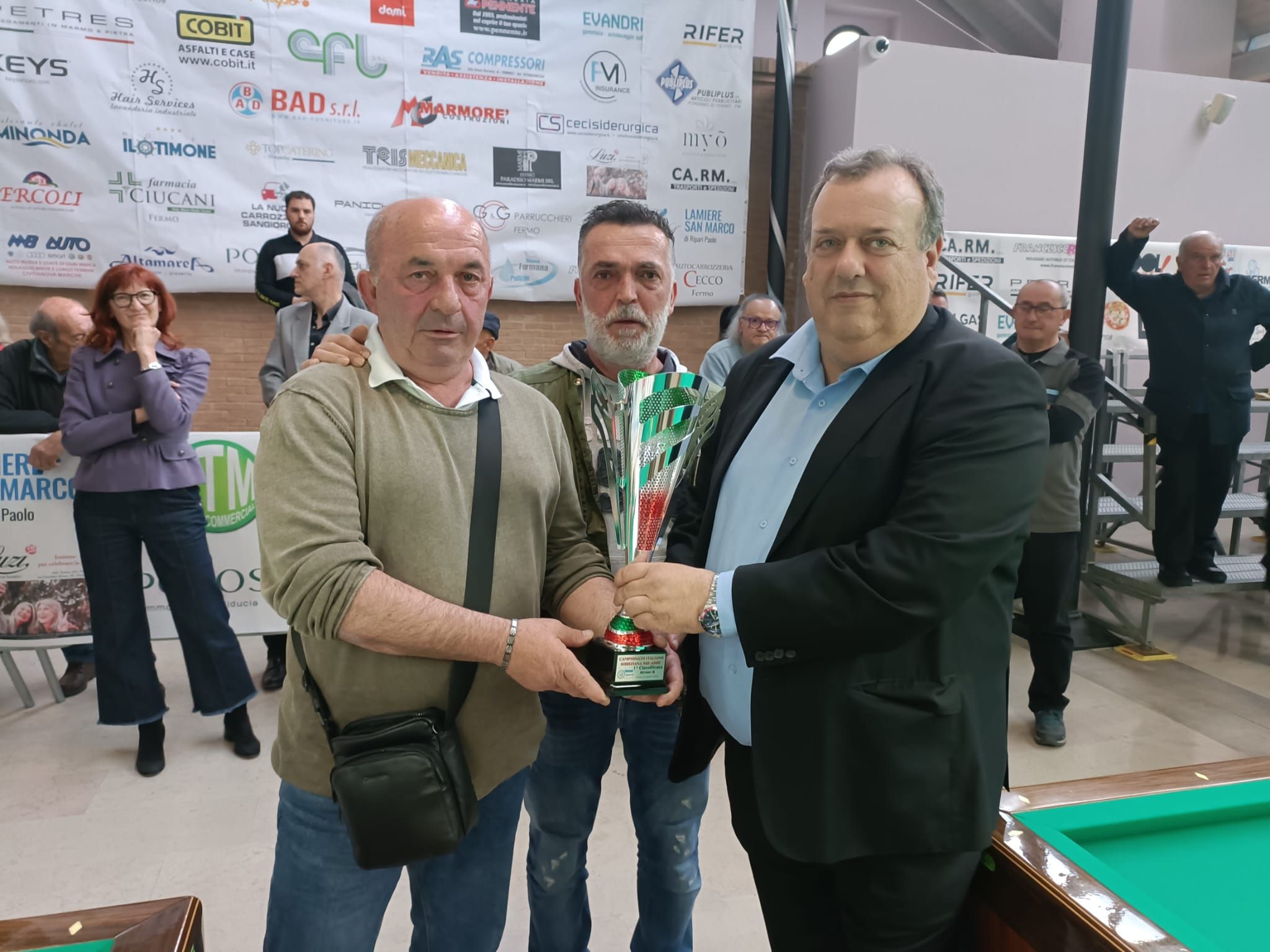 I fratelli Polloni e Pavio Migliozzi