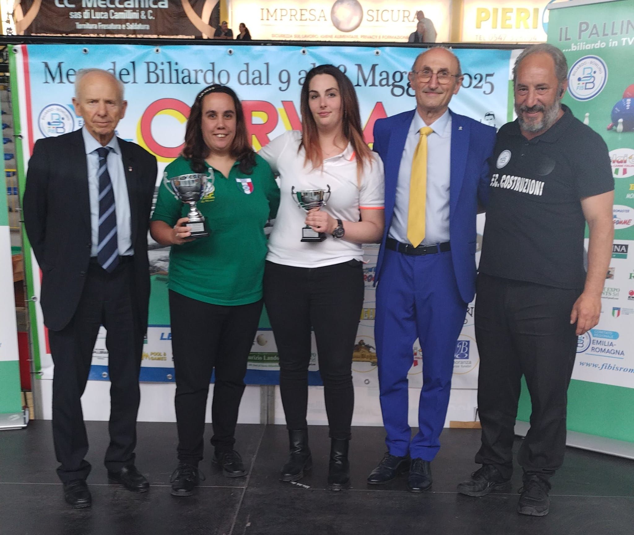 Federica Ravelli ed Eleni Zenari alla premiazione
