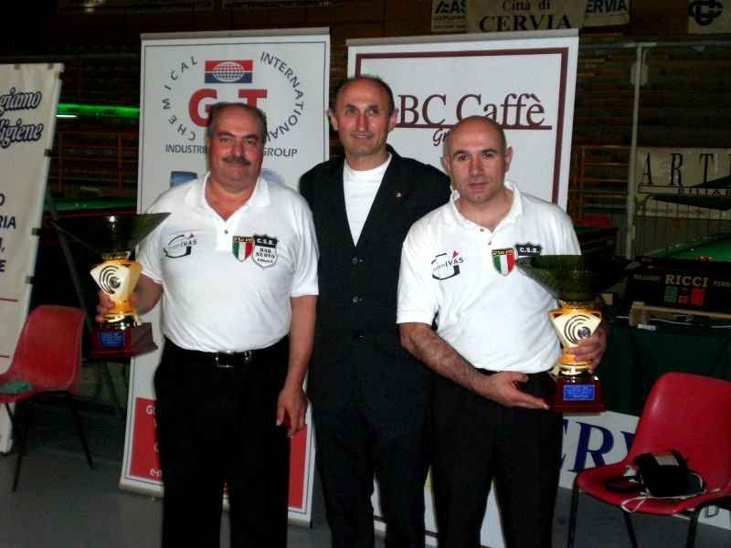 Luciano Golinucci, Loris De Cesari e Valerio Bersani 