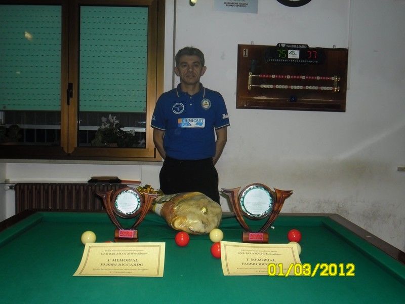 1° Classificato Zanotti Efren