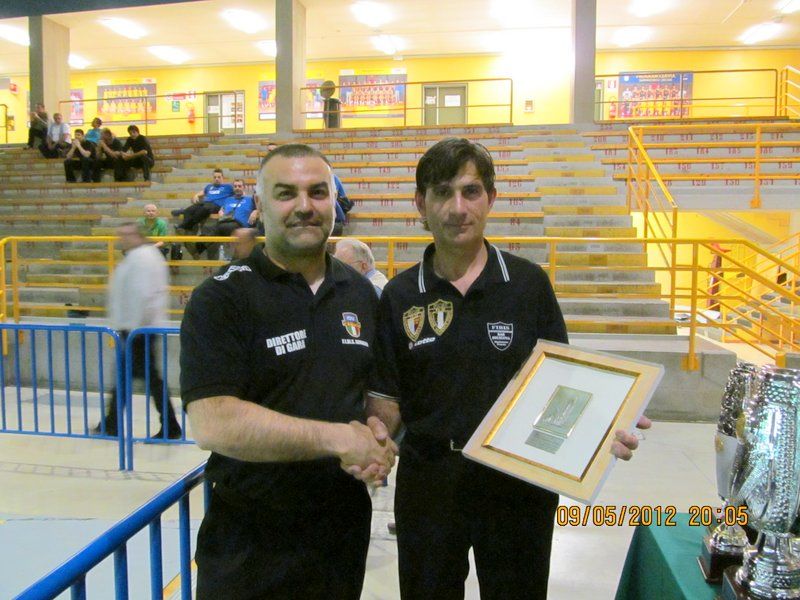 Ricci Antonio premia Ricci Fabrizio