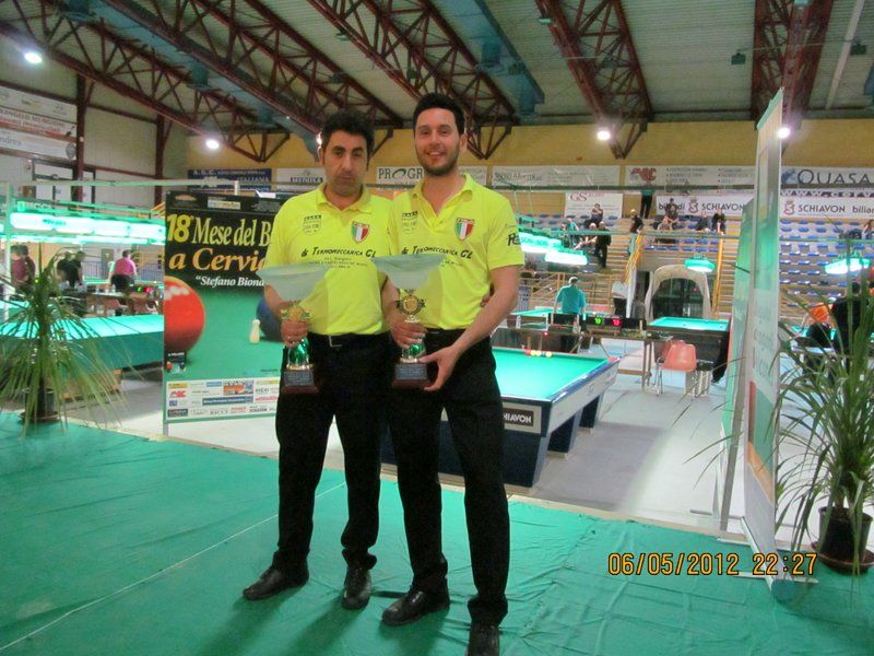 I Campioni Italiani coppie di seconda categoria di Reggio  Emilia  : Merciadri e Giorgi