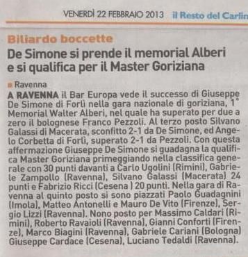 Carlino 22  febbraio