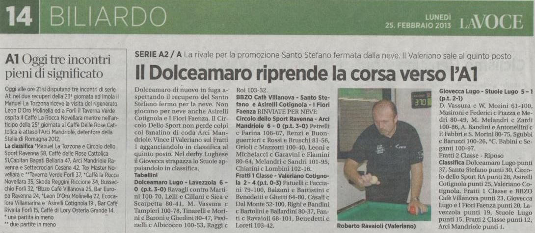 La Voce  25   febbraio 