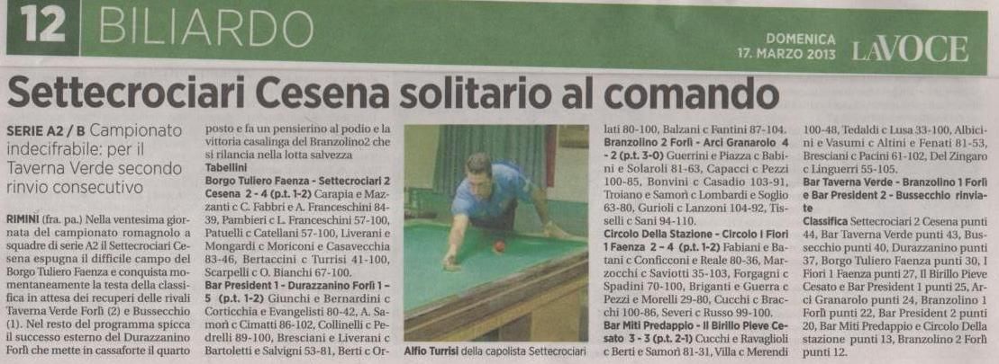 La voce 17 marzo 2013 A2 B