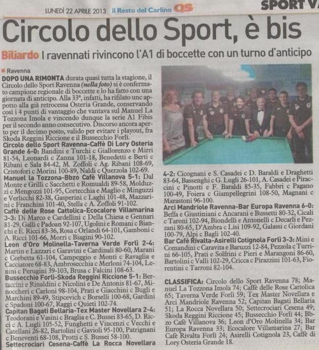 Carlino 22  aprile 2013