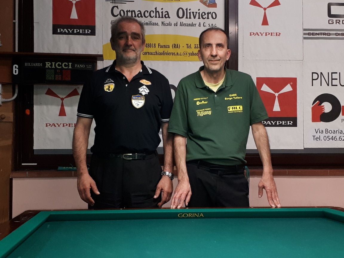 I finalisti 2^ cat. Scarpetti Sergio (1 class.) - Zampollo Gabriele (2 class.)