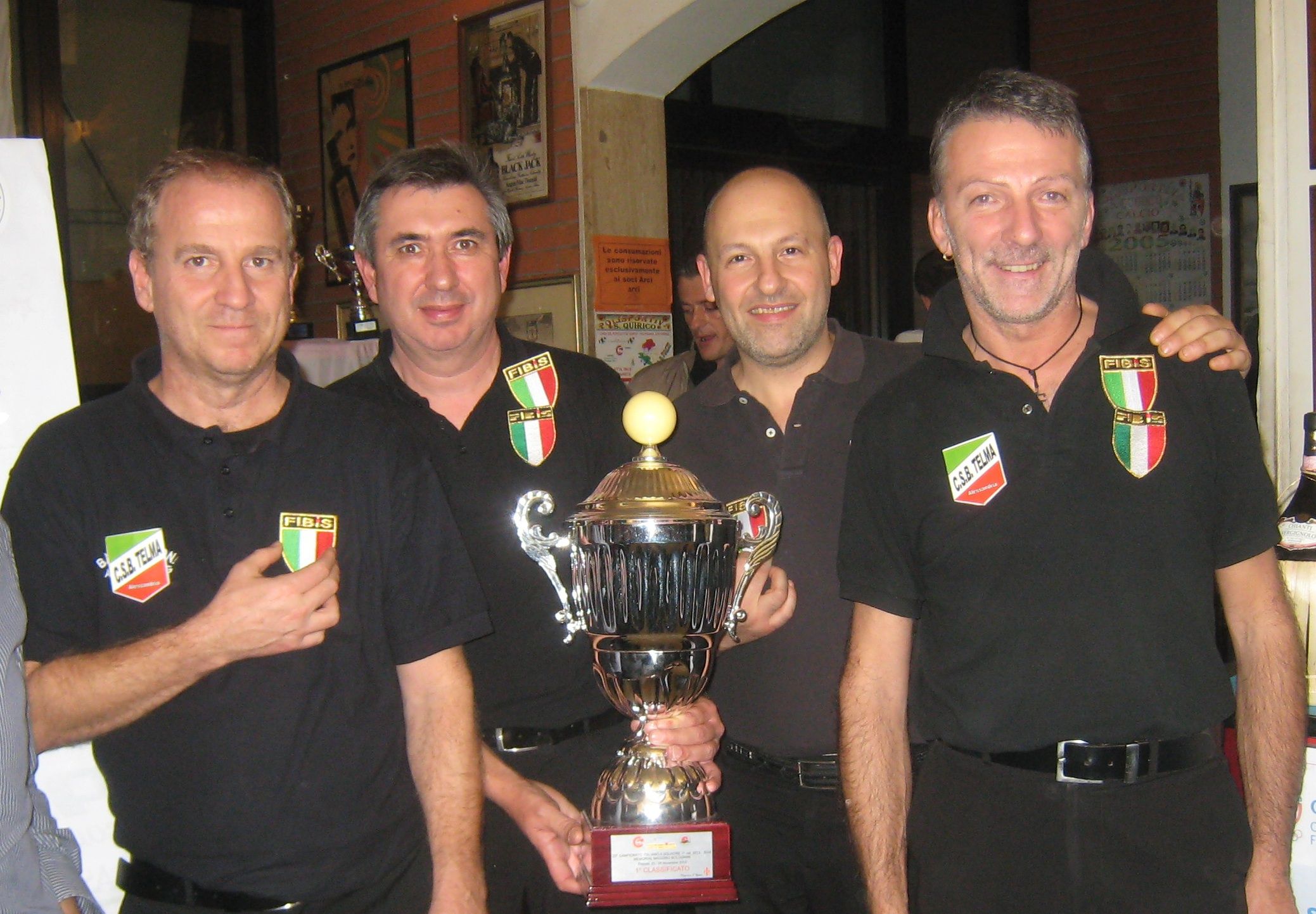 Bergamo campione a squadre 1^ cat 2013-14