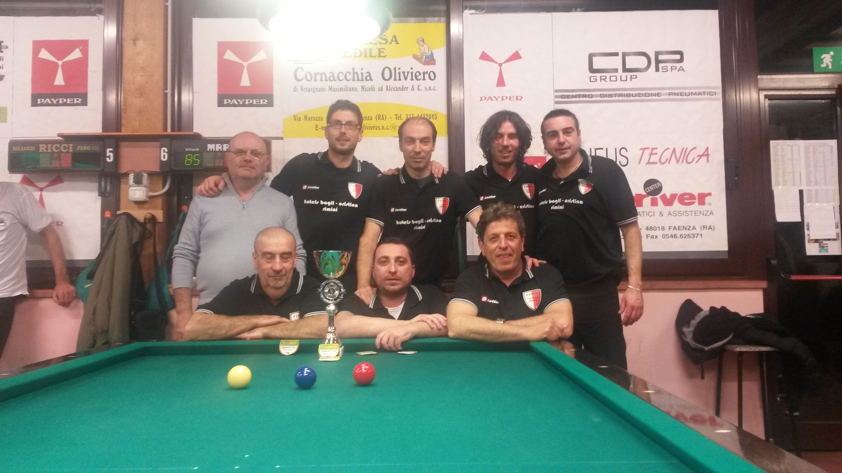 La squadra vincitrice