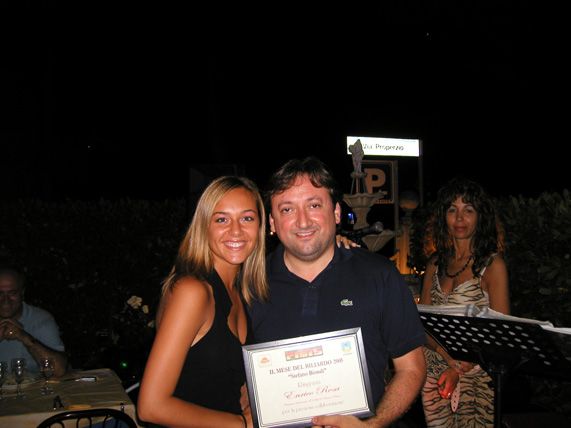 uno dei  vincitori della passata edizione Rosa Enrico