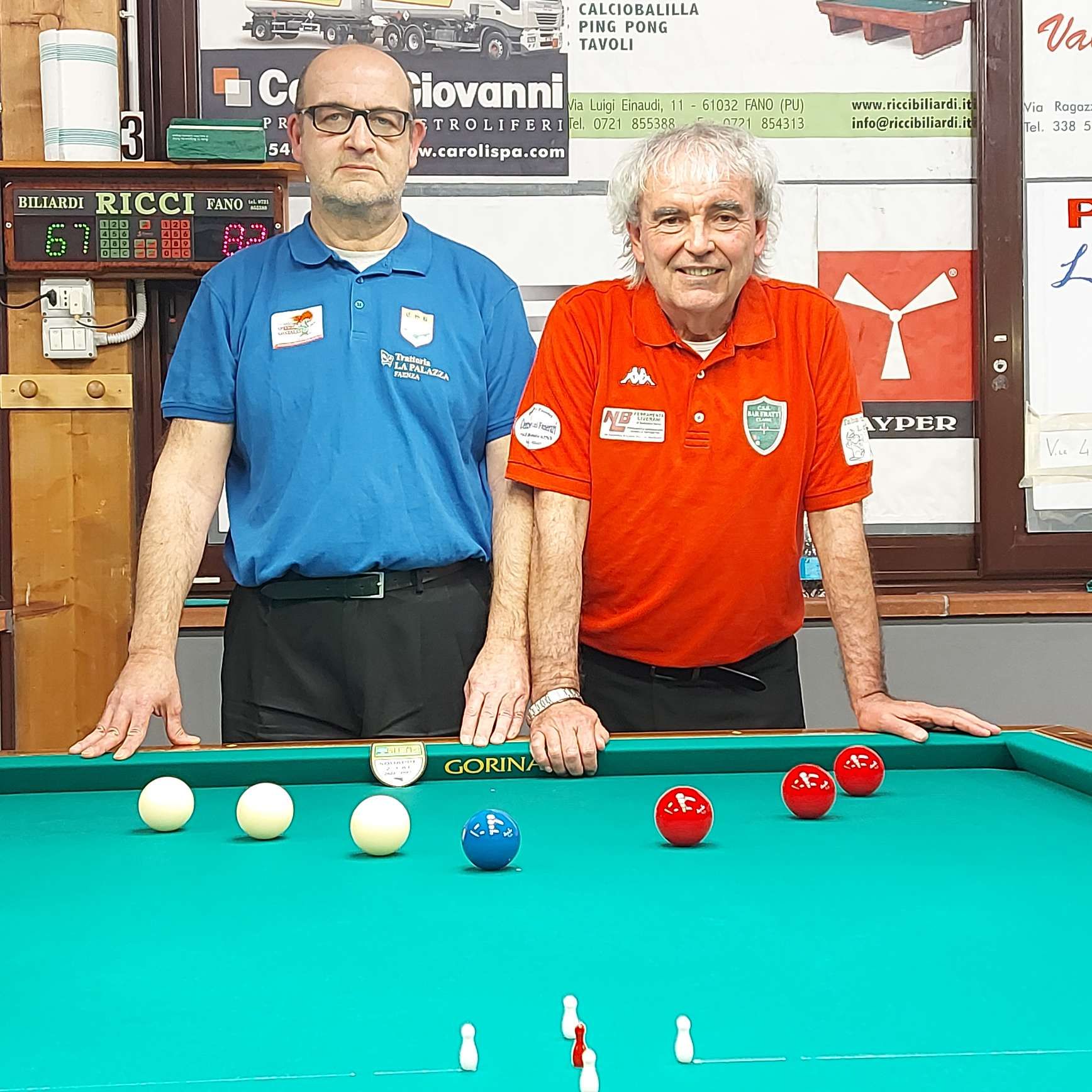 Verita' Christian e Bubani Gino (finalisti dei 3^ categoria)
