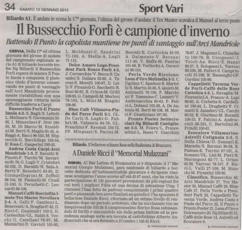 Corriere  10  gennaio