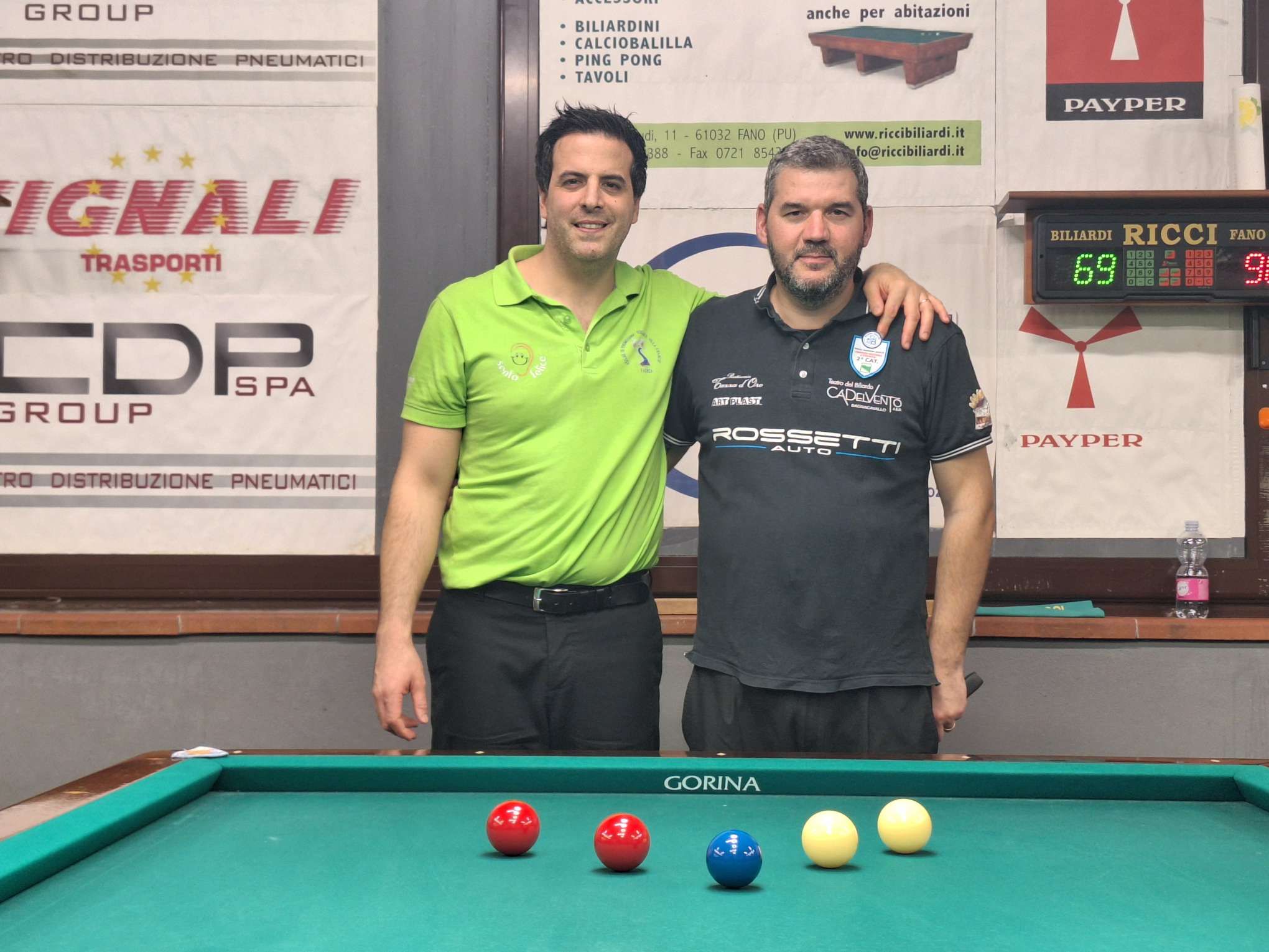I finalisti: Lusa Mattia e Raimondi Simone