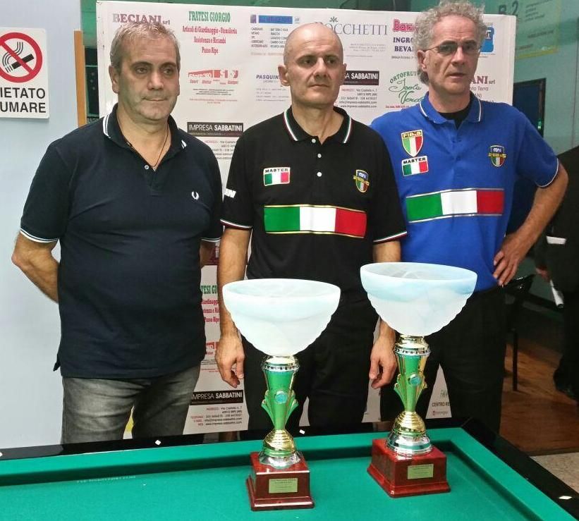 Giampiero Moretti, Carlo Sandrini (1° Class.), Angelo Corbetta ( 2° Class.)
