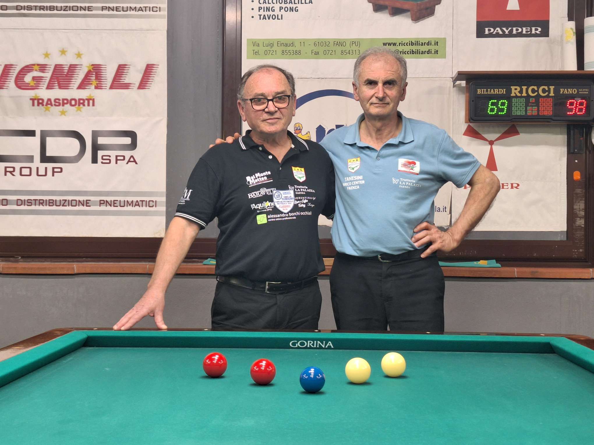 I finalisti Garavini Massimo e Melandri Renzo
