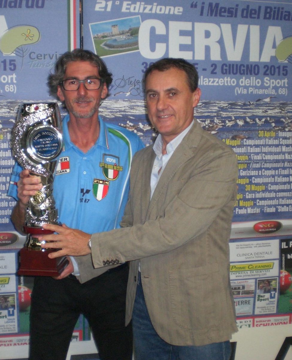 Maurizio Zoffoli campione italiano Master Goriziana