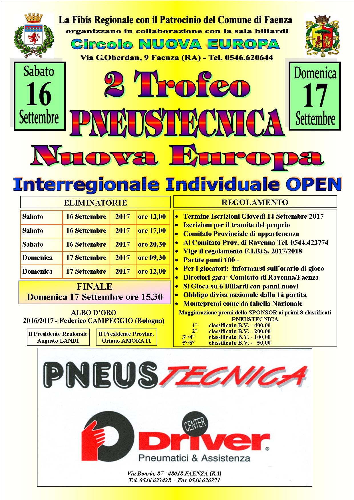 2° Trofeo Pneustecnica (locandina gara)