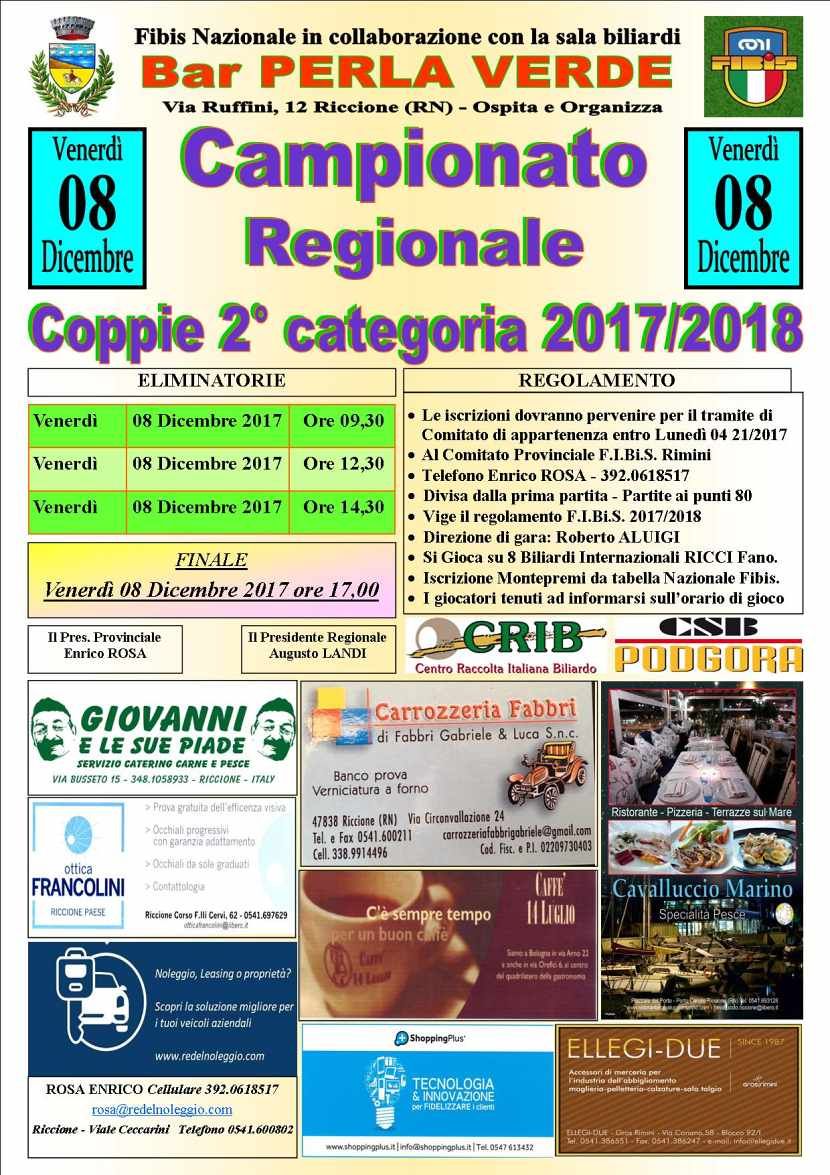 Campionato Regionale Coppie 2a Cat.