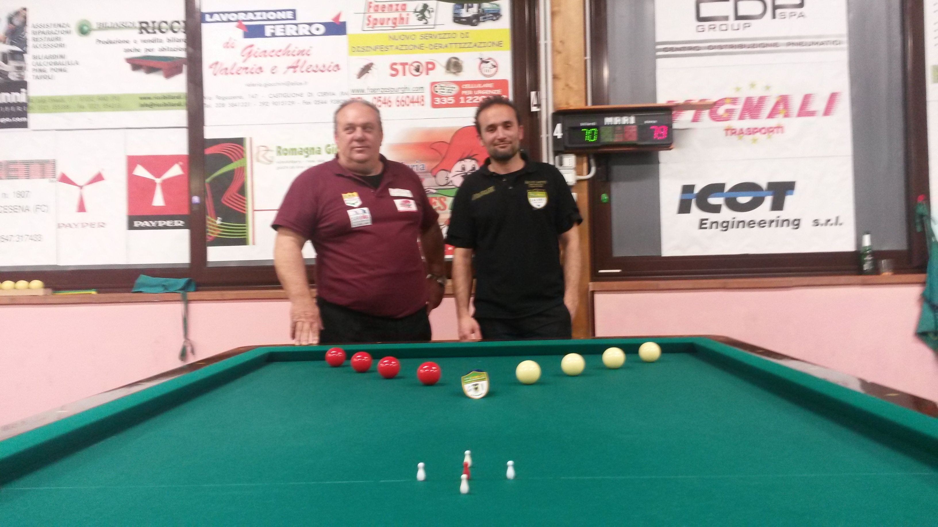 Alvisi Paolo (2 class.) - Gaddoni Massimiliano (1 classificato) nei 3 categoria 