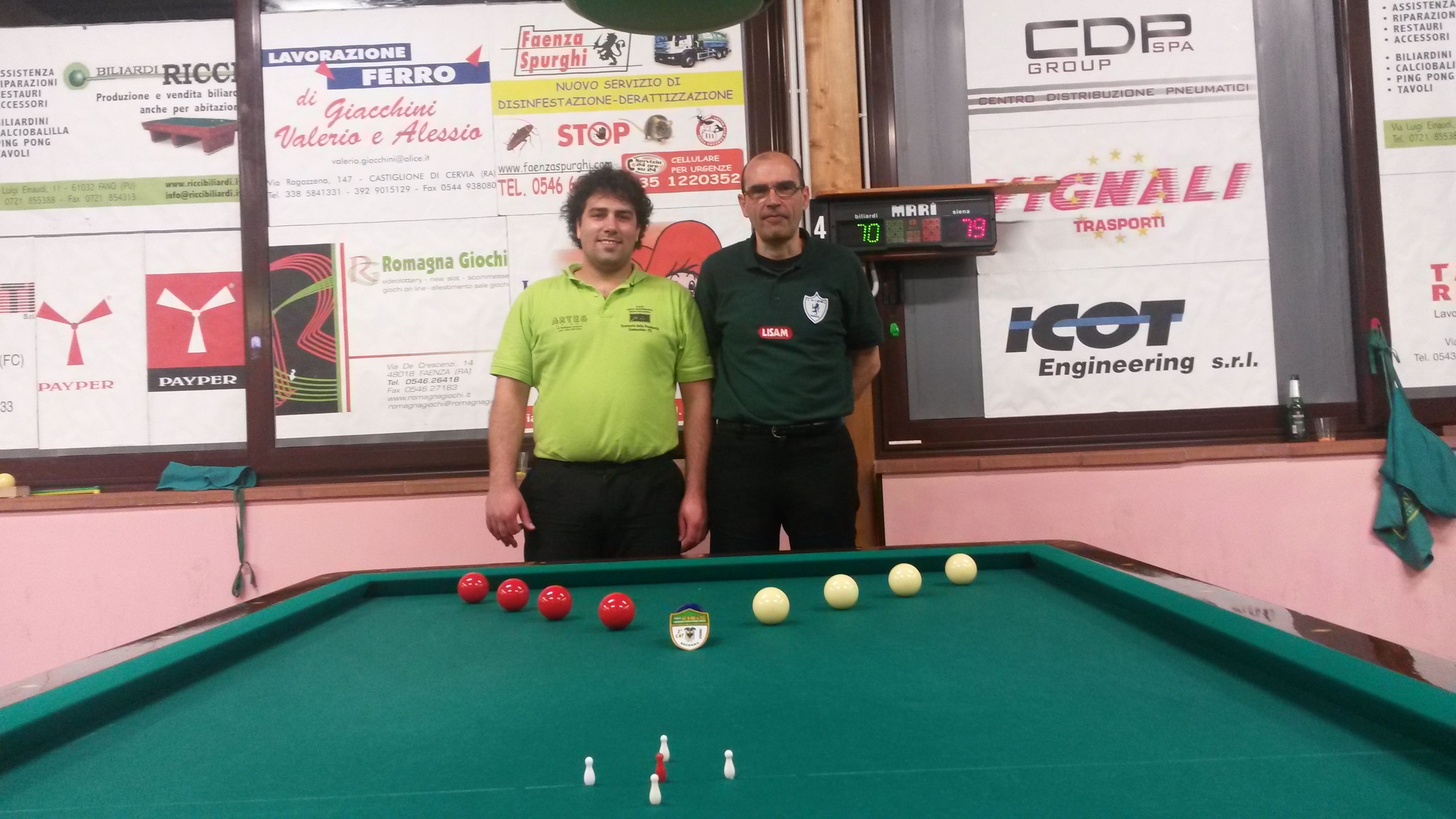 Miserocchi Gabriele (2 class.) - Bracchi Bruno (1 class.) singolo 2 cat.