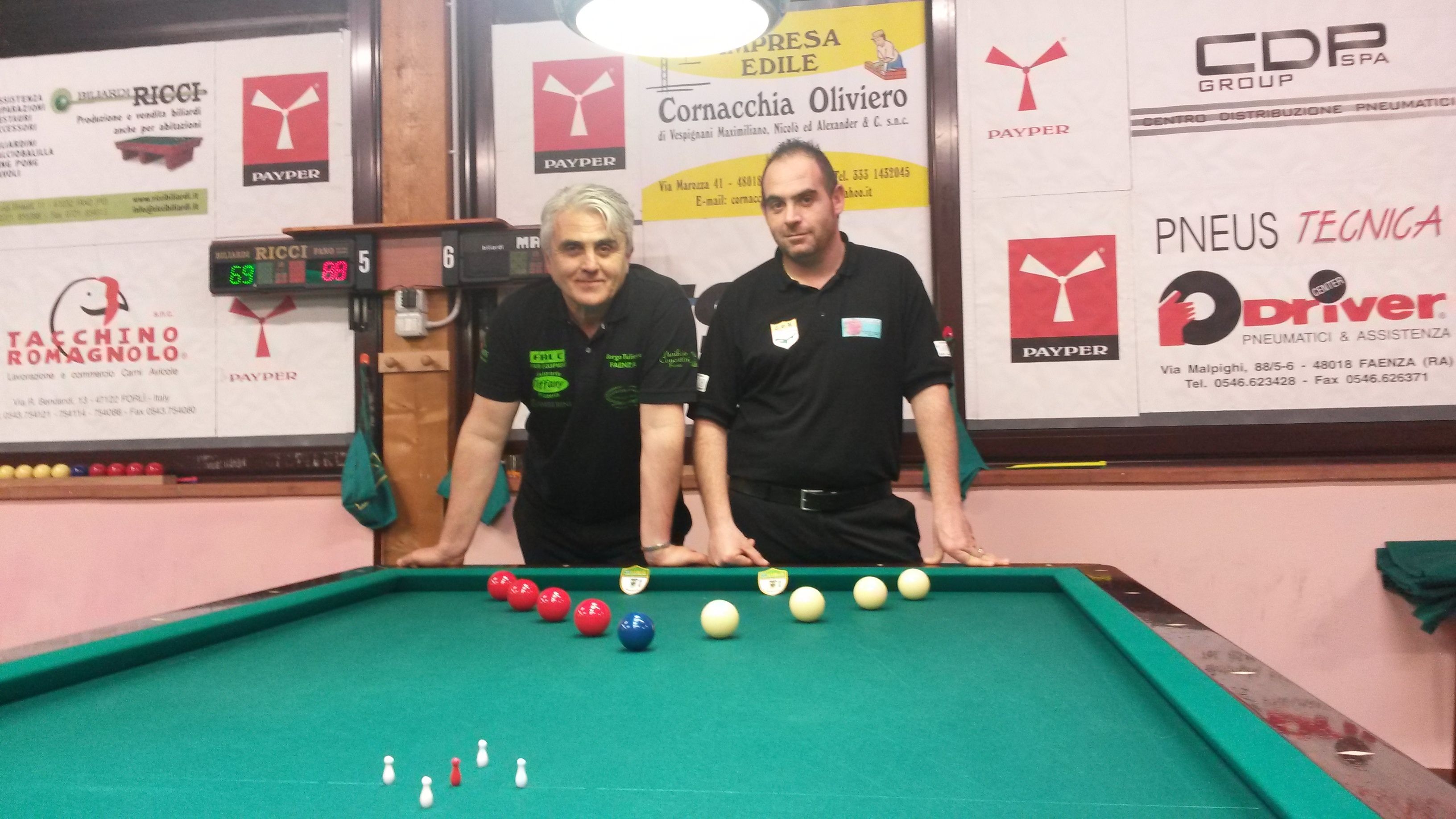 Liverani Stefano- Fabio Turchi Campioni Provinciali Tris a 2 di boccettei 