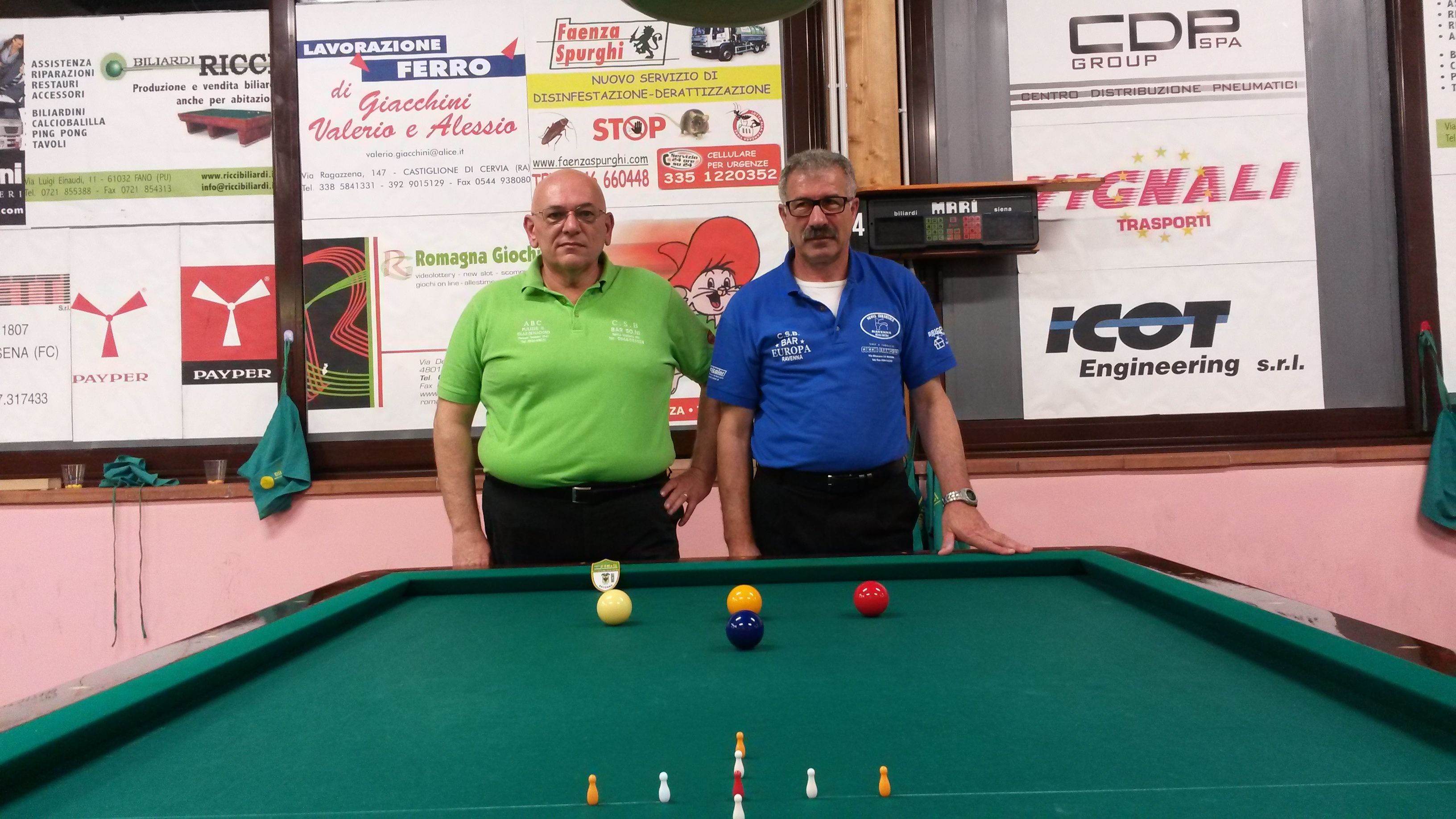 I Finalisti Mengatti Daniele 1 class. - Fornasari G.Paolo 2 class.