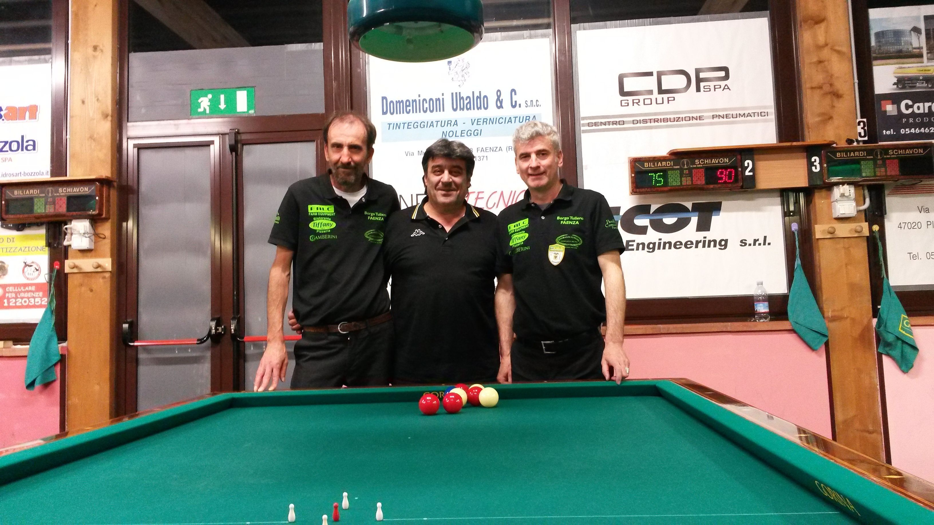 Zampollo Gabriele (2 class.) - Penazzi Nedo (arbitro) - Mongardi Daniele (1 class.)