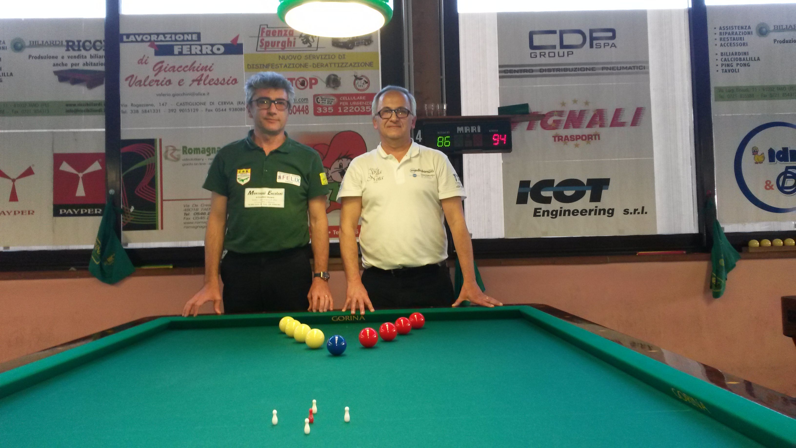 I finalisti Lanzoni Luca (2) - Rinaldi Oliviero (1)