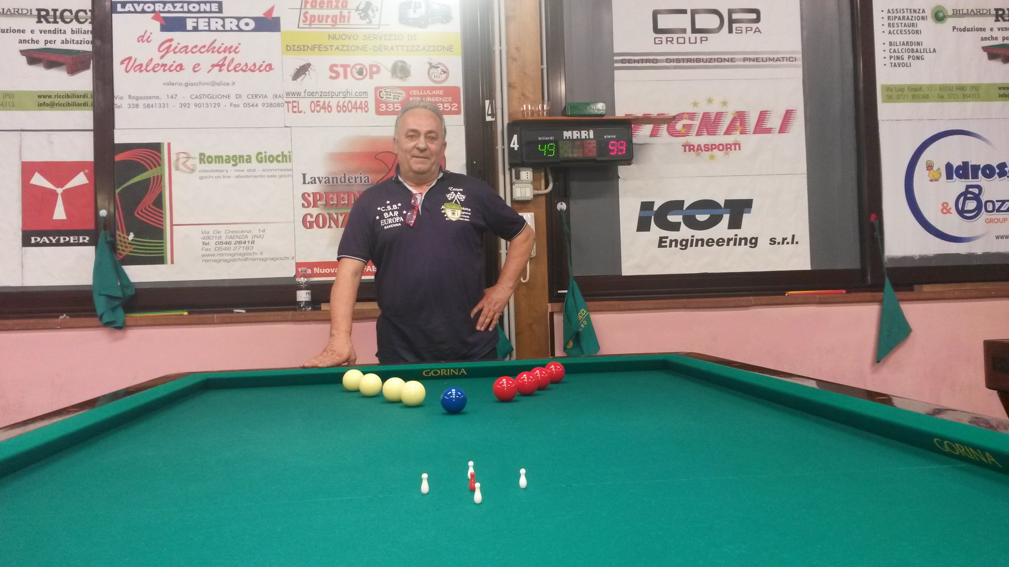 Castigli Moreno campione provinciale over 50