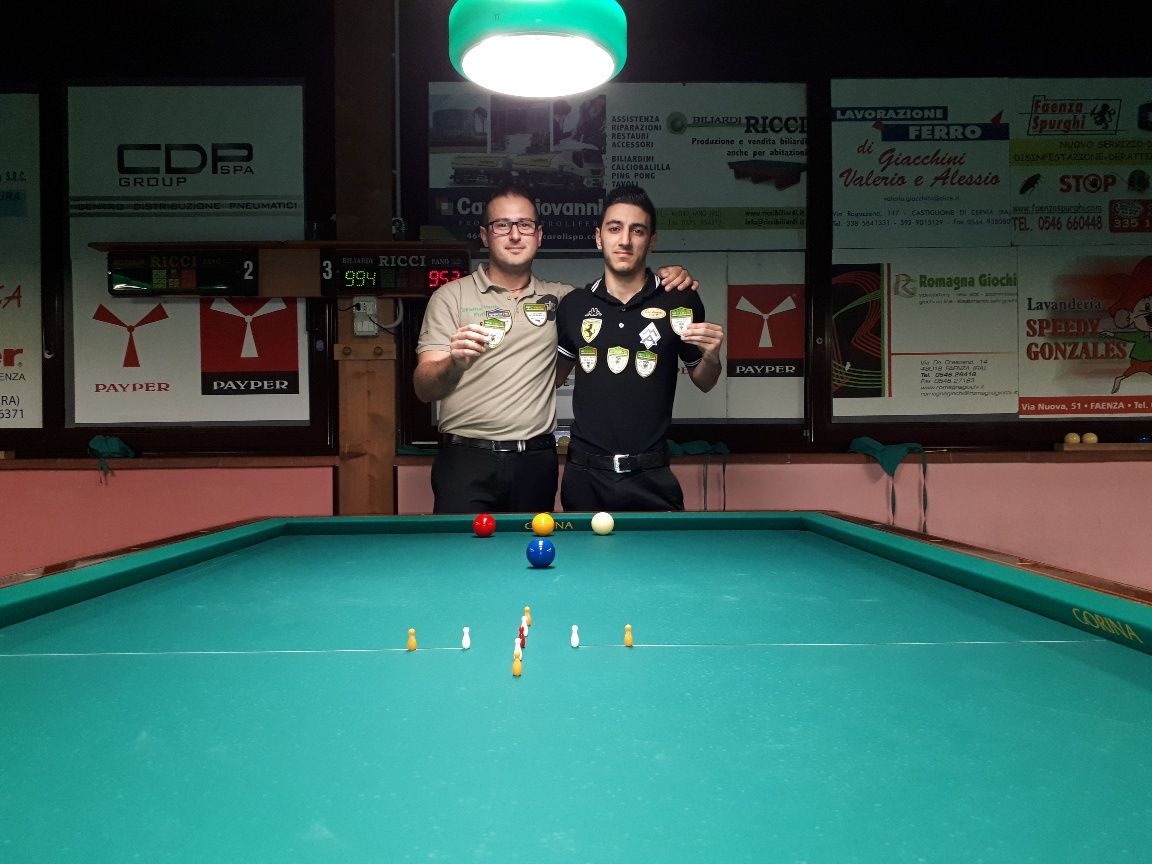 Tris a 2 goriziana: i neo campioni Camprincoli Stefano e Russo Roberto