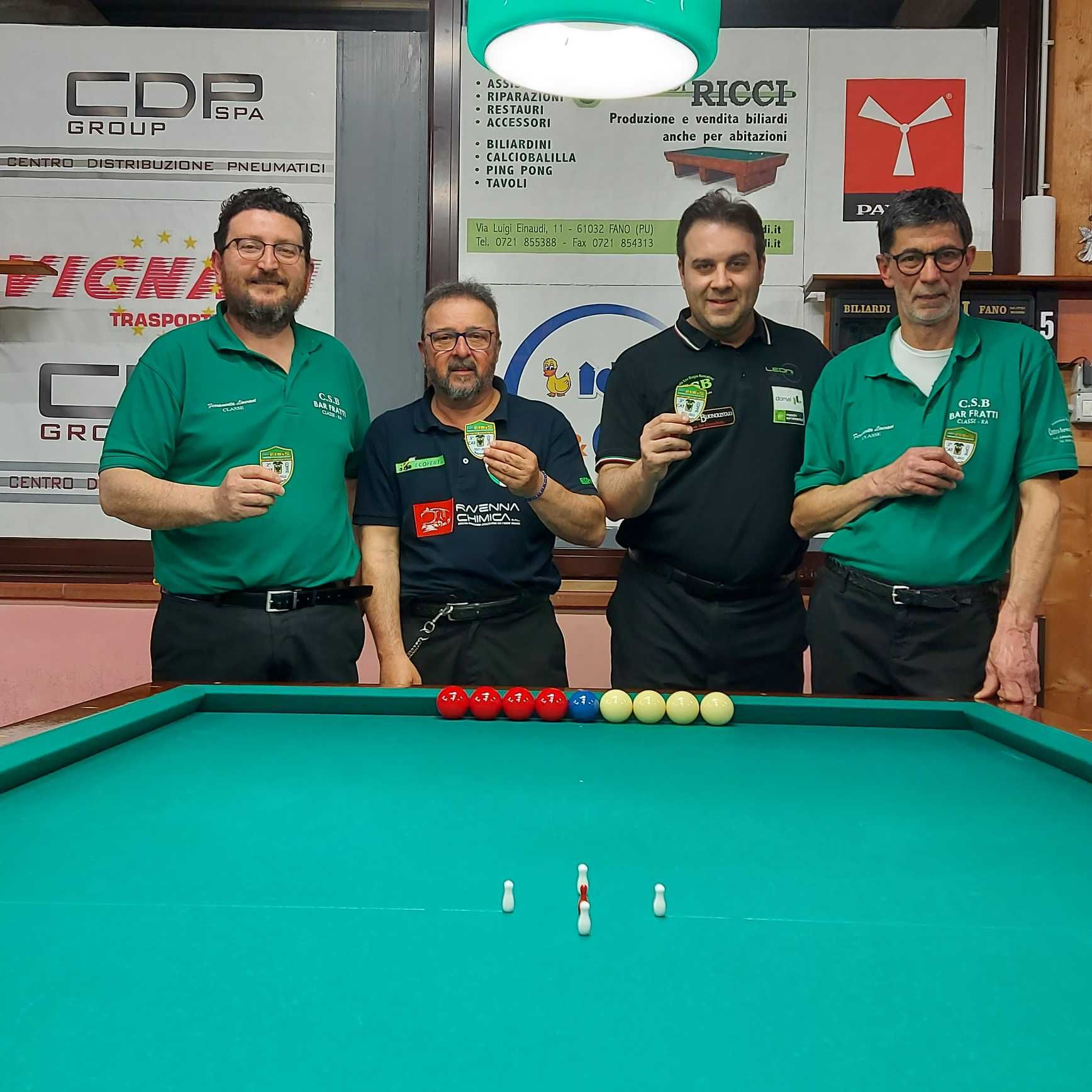 Le due coppie neo campioni