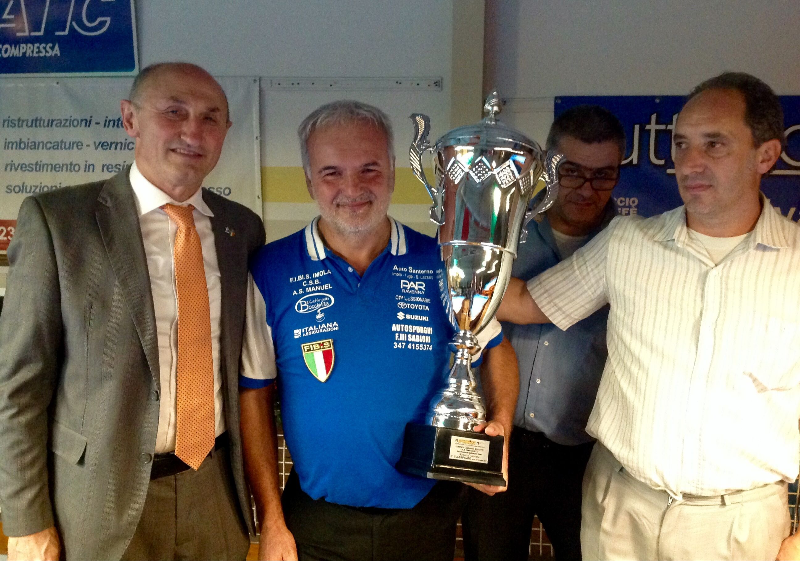 Il vincitore Massimo Loreti 