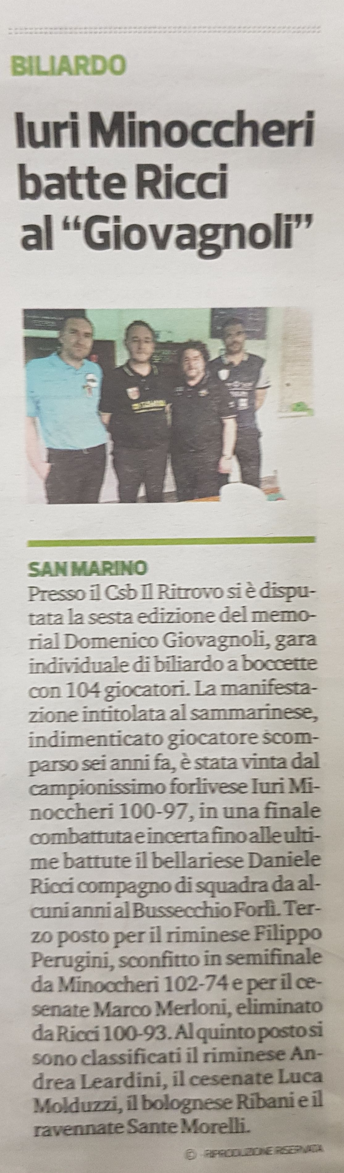 Corriere Romagna sport 