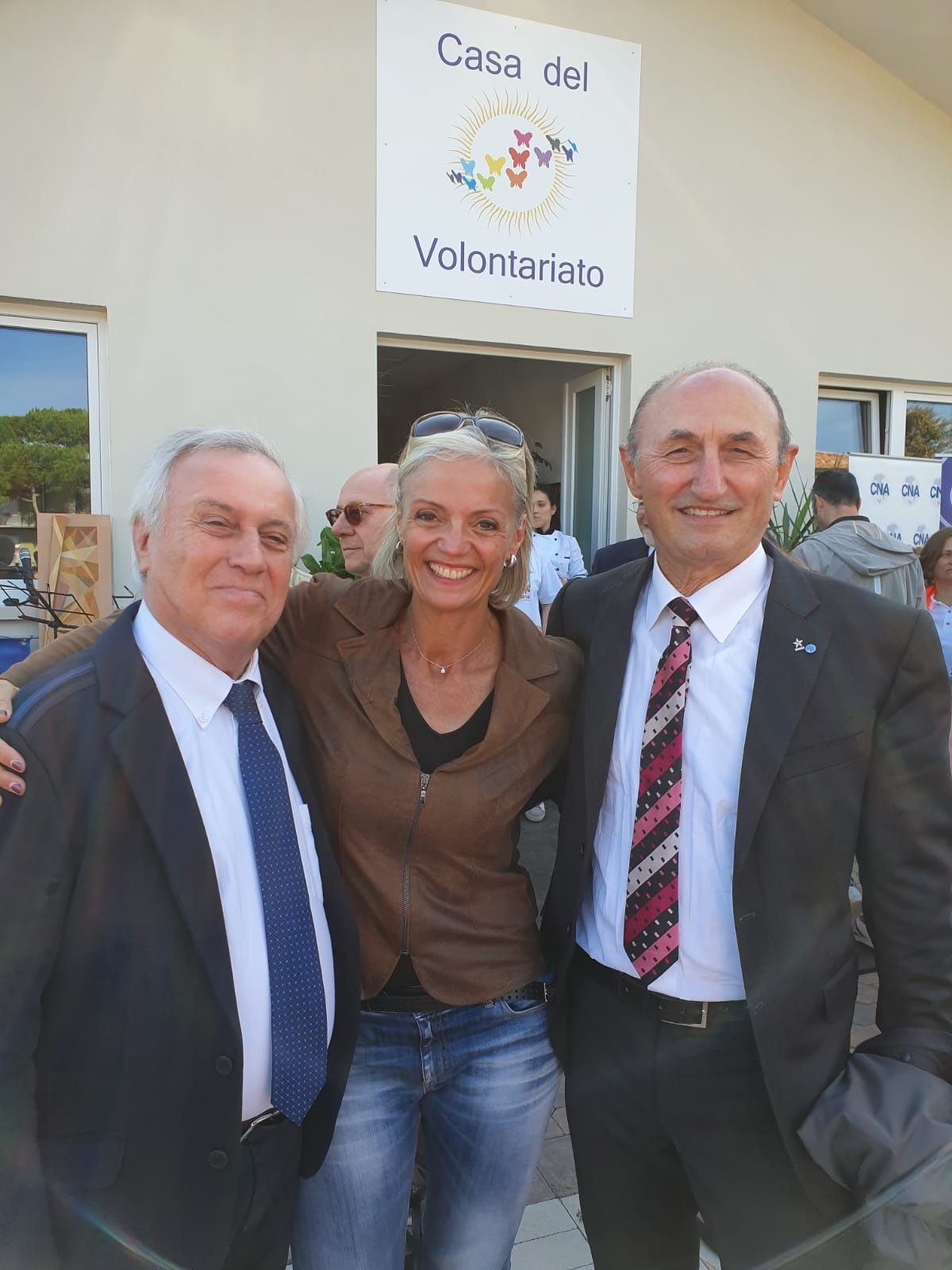 Vice Sindaco Gabriele Armuzzi, Ass.Sport Michela Brunelli e Loris De Cesari