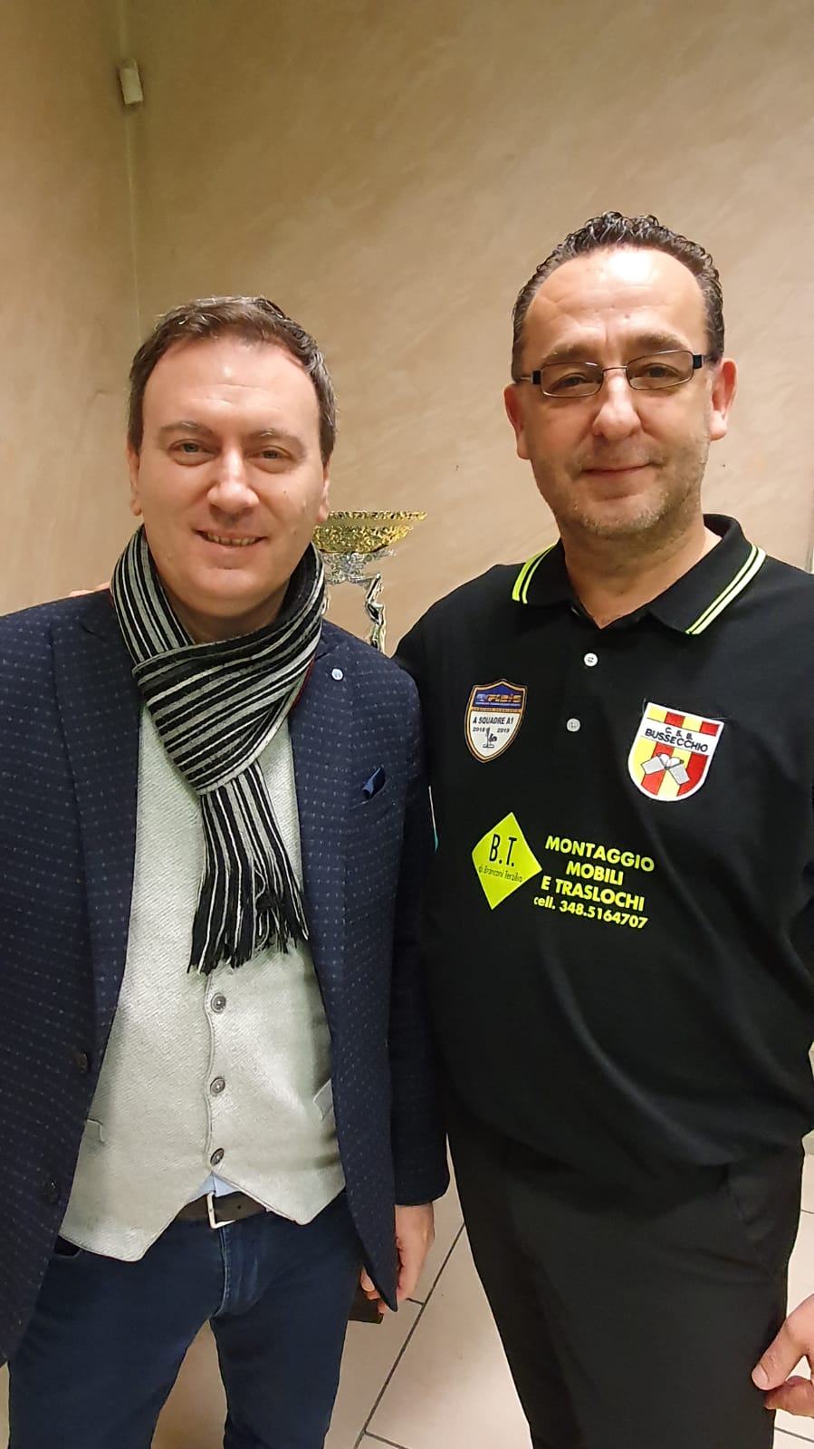 Stefano Gibertoni ( Pres. Fibis Lombardia)e Iuri Minoccheri