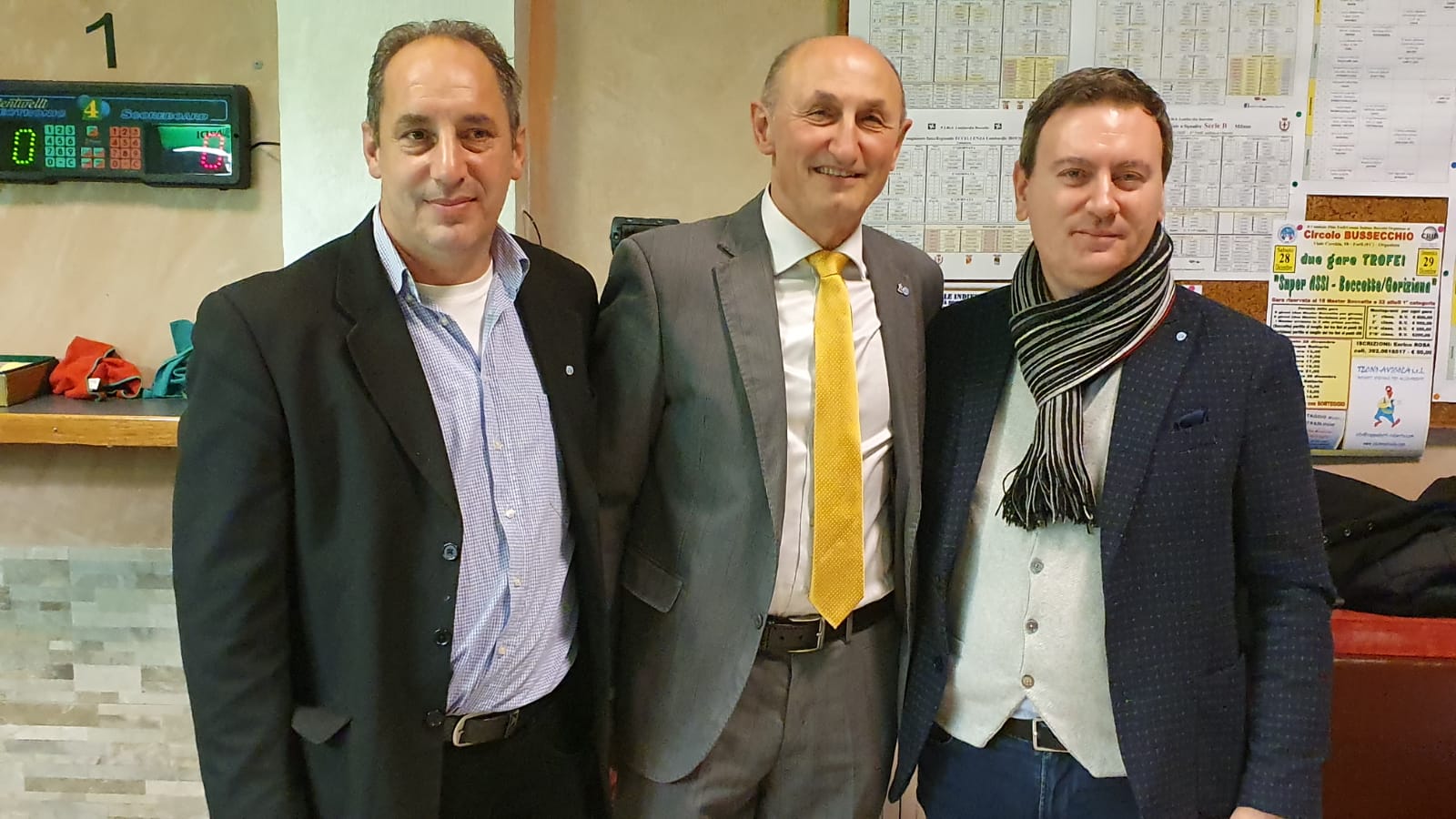 Marco Costantini, Loris De Cesari e Stefano Gibertoni