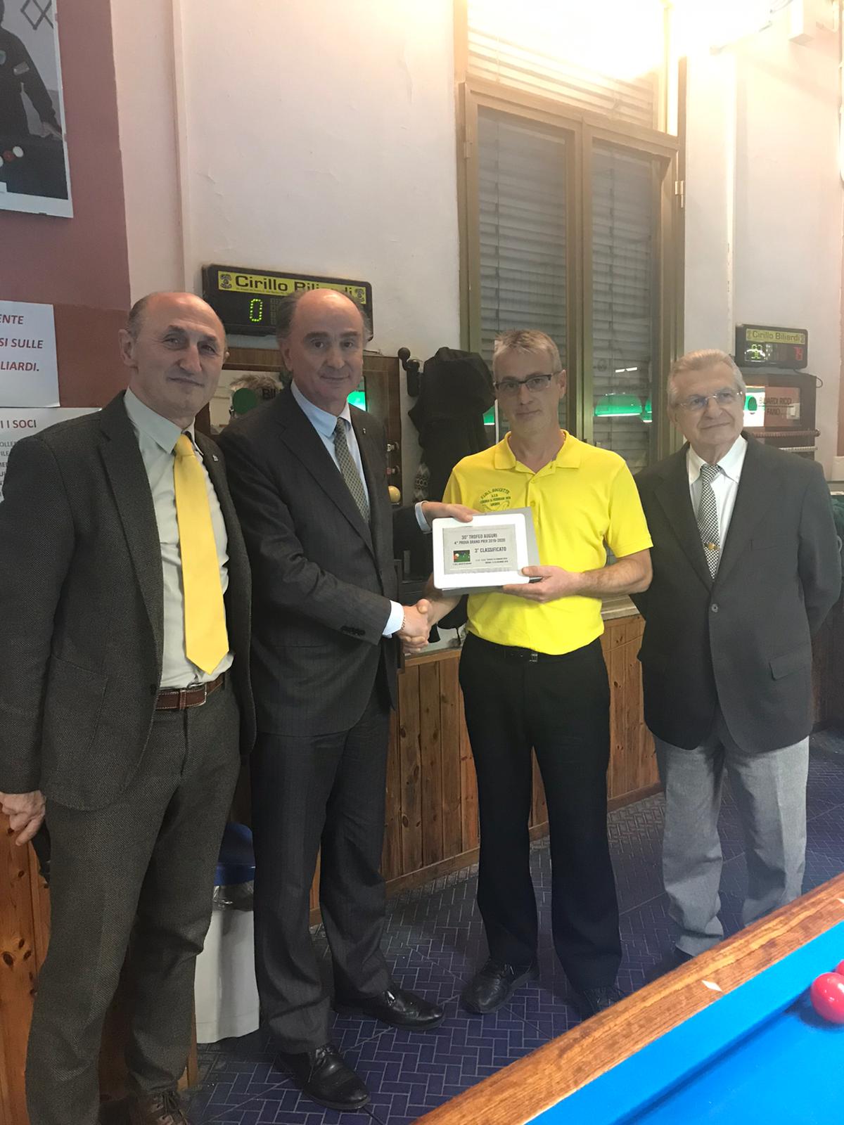 Loris DE Cesari,  Fabio Luna pres coni Marche,  Alessandro Tadini e Luciano Mazzanti 