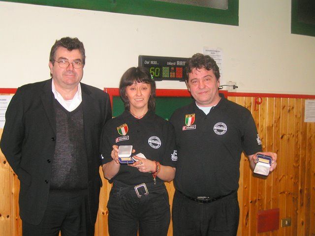 I vincitori con Augusto Montalti Direttore di Gara