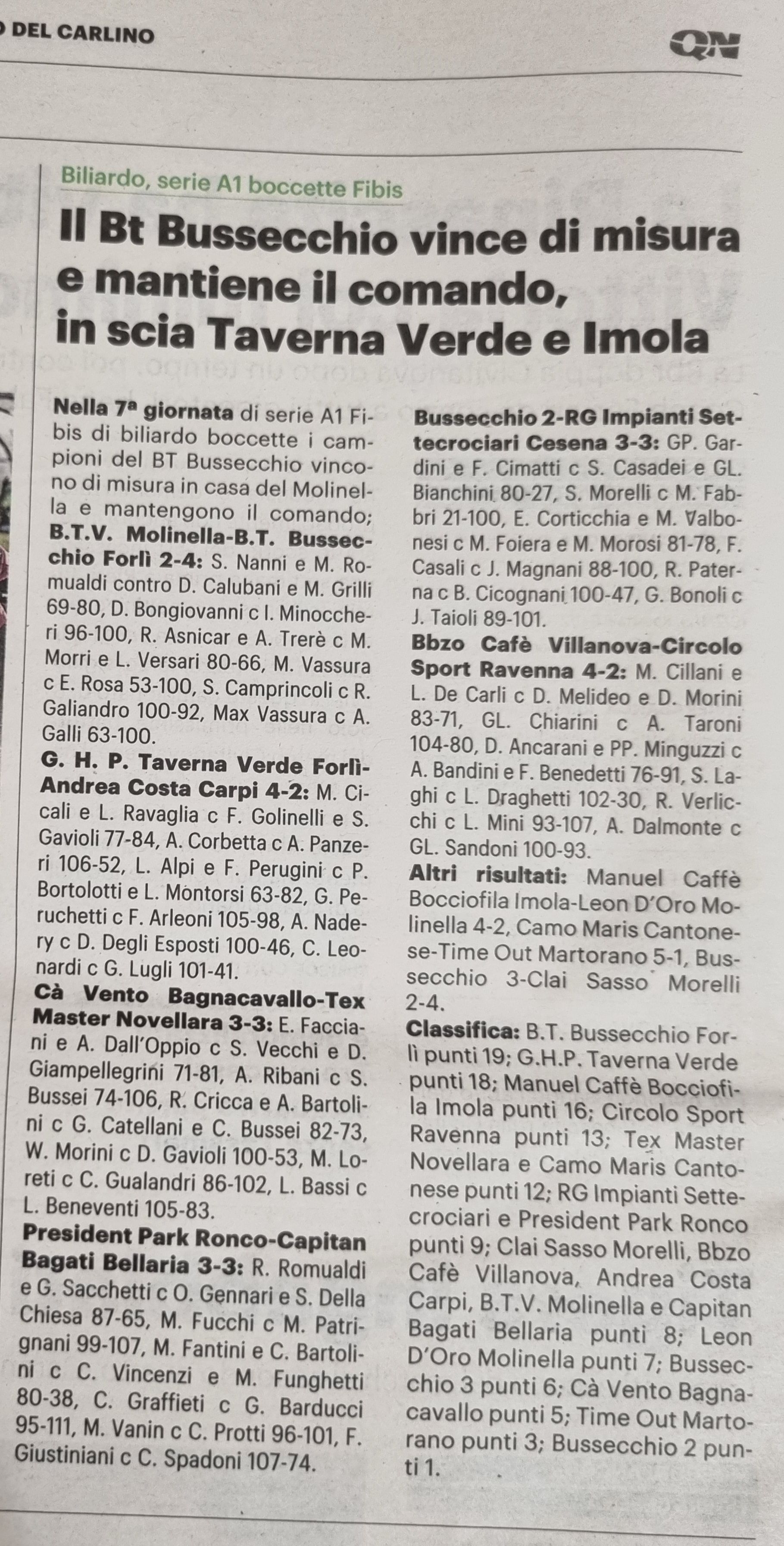 Carlino Romagna sport
