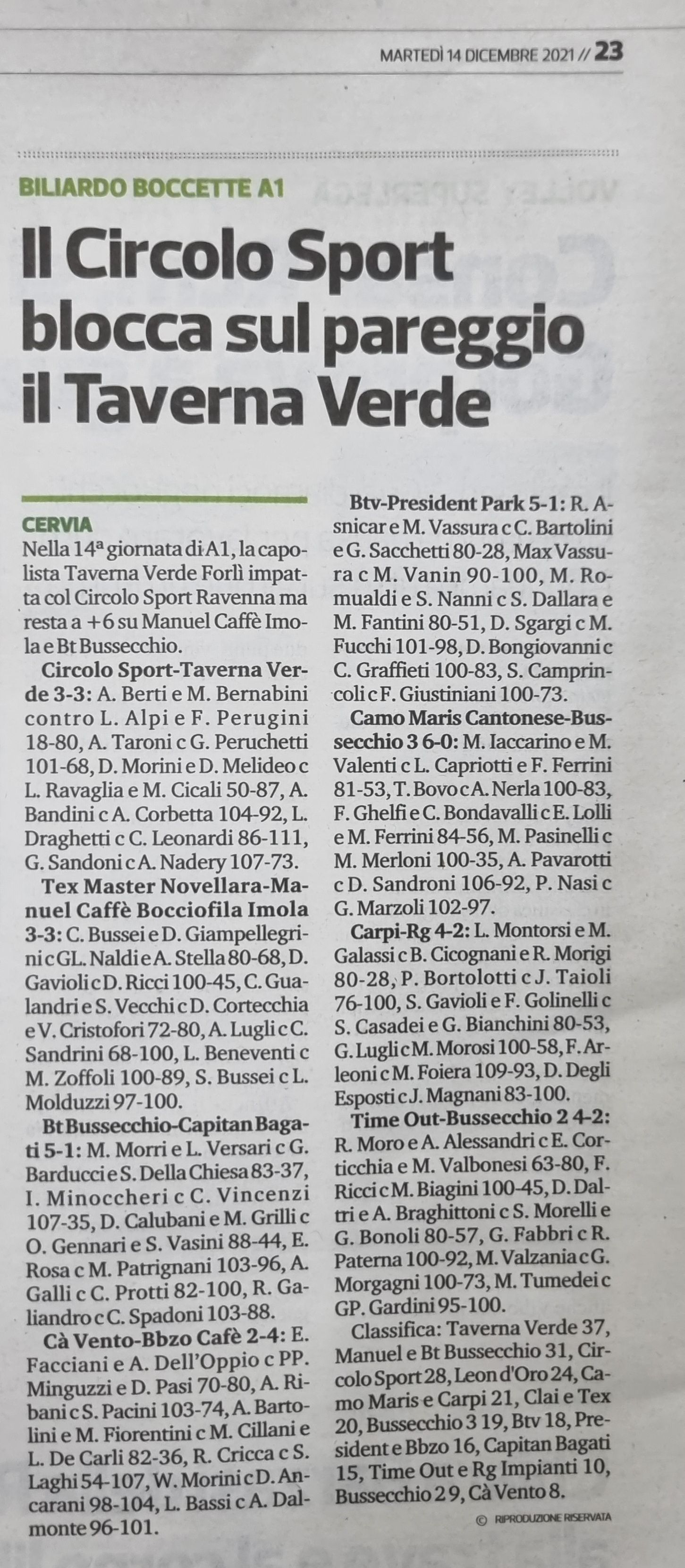 Corriere Romagna Sport 