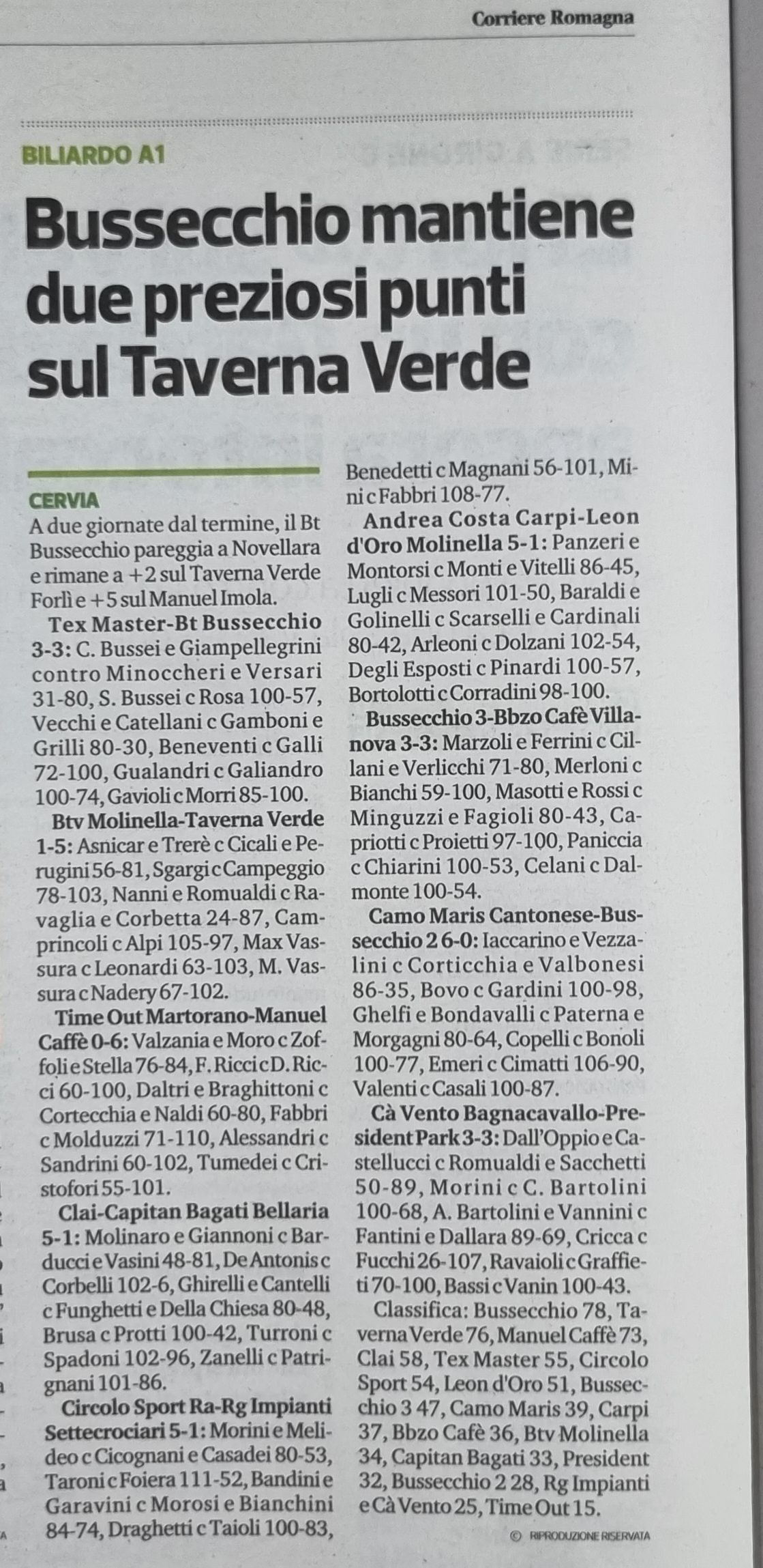 Corriere Romagna Sport 