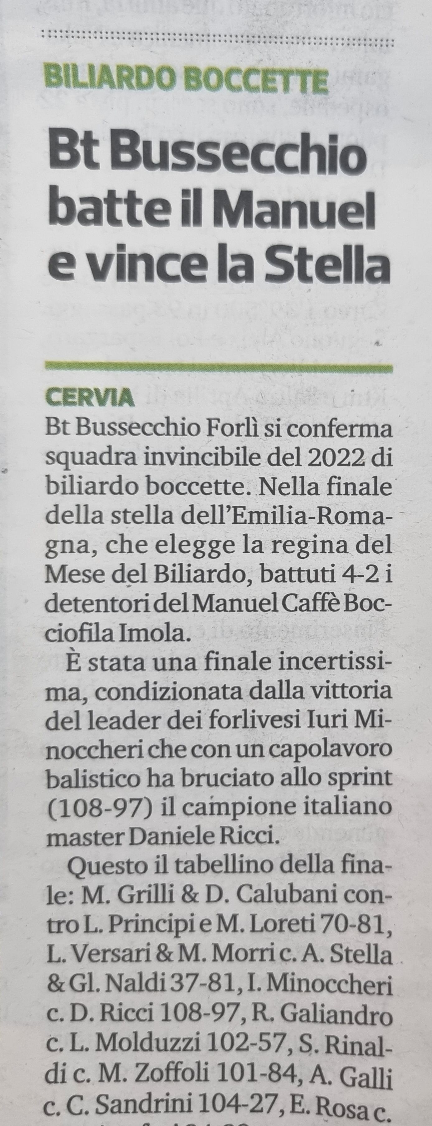 Corriere Romagna Sport 