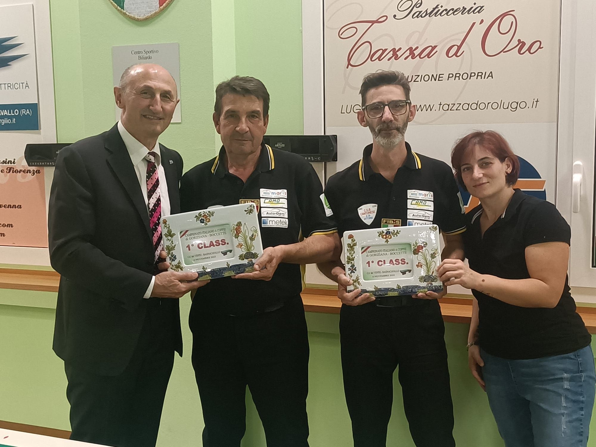 Loris De Cesari,  Michele Iaccarino, Stefano Vezzalini e Samanta Masacci