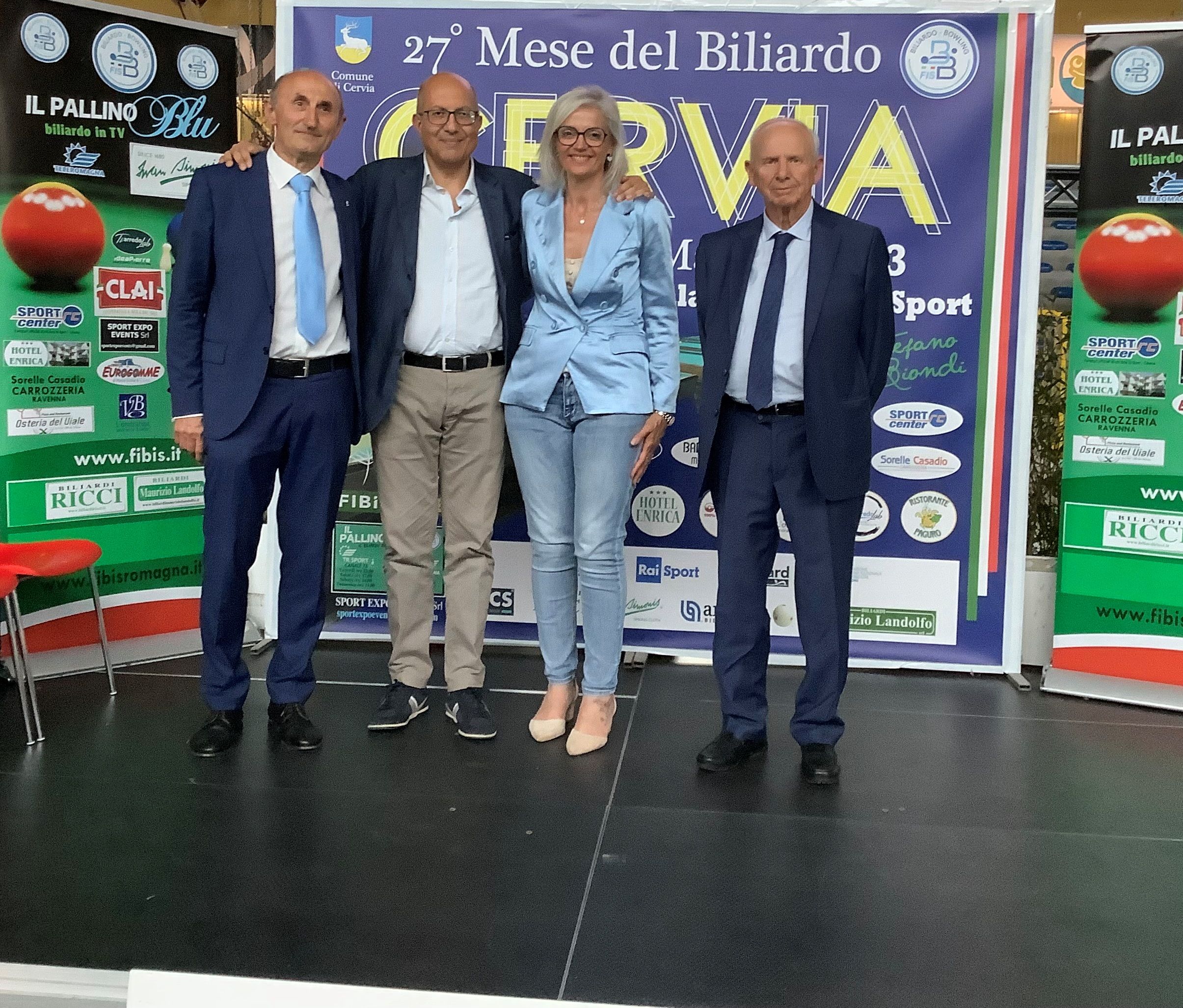 Loris De Cesari, Andrea Mancino, Michela Brunelli e Luciano Naldi