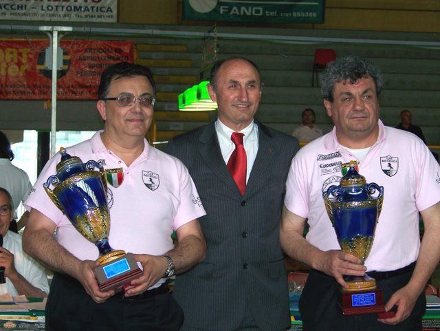 Campoli e Casadei campioni Italiani over 50